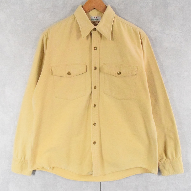 70's Abercrombie&Fitch シャモアクロスシャツ