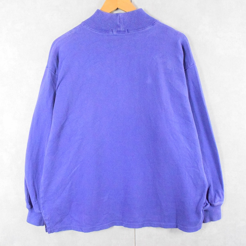 90's LANDS' END USA製 モックネックロンT L