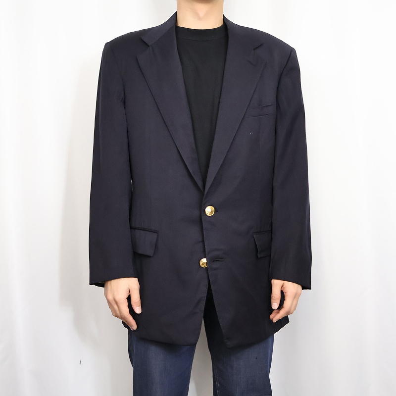 80's〜 POLO Ralph Lauren テーラードジャケット NAVY