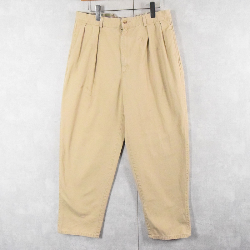 90's RALPH LAURENノータックチノパンツw33