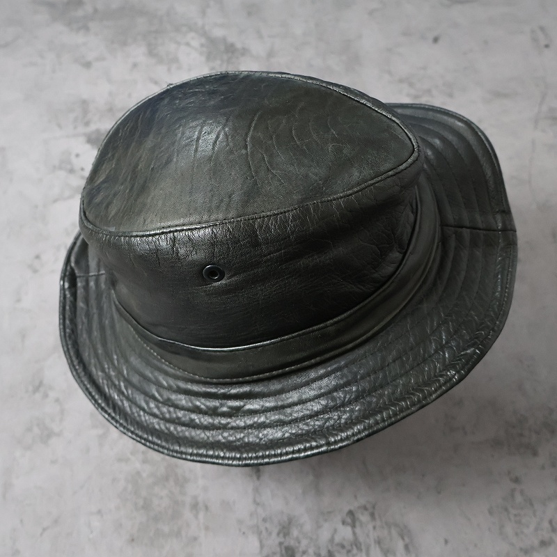 VINTAGE レザーハット SIZE 25 1/2