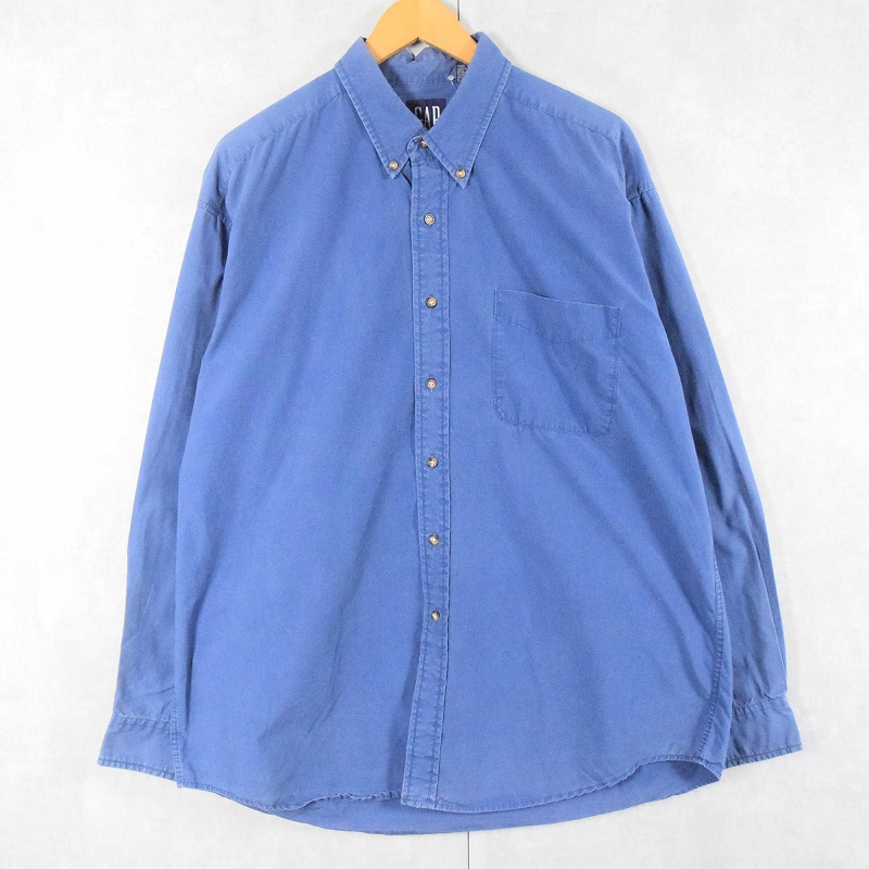 90年代 90s ギャップ 青 ブルー 長袖 | ビンテージ古着屋Feeet 通販 名古屋 大須 メンズ