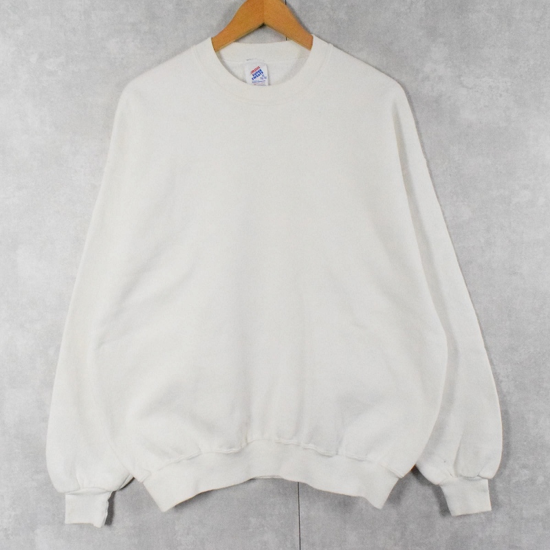90's JERZEES USA製 無地スウェット XL