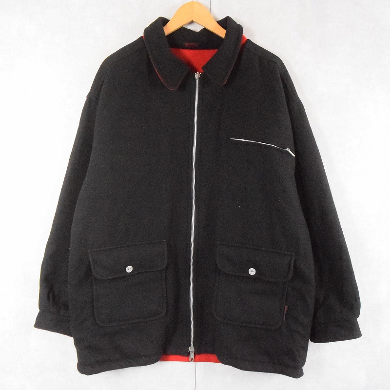 FREE maruboro マルボロ アウター ブルゾン リバーシブル 黒 赤 | FES Apartment - Vintage & Select  Items