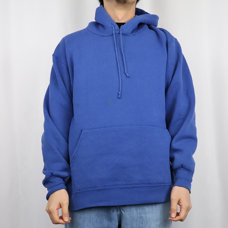 90's RUSSELL ATHLETIC USA製 無地スウェットフーディー L