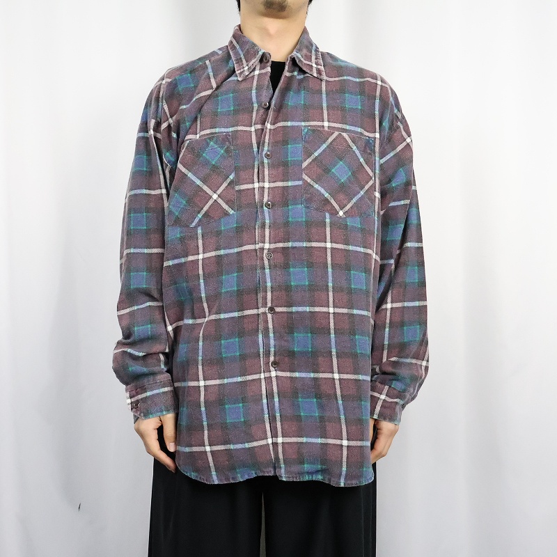 special 50s 60s BRENT ネルシャツ マチ付き 好配色 XL - メルカリ