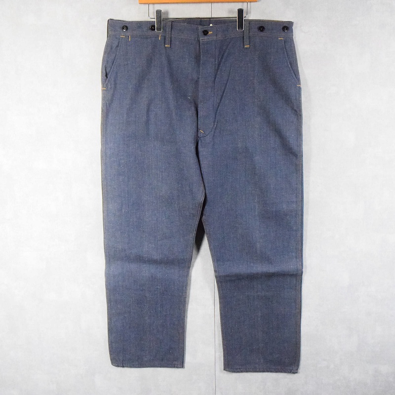 60s 60年代 70s 70年代 バットダイ デニムパンツ オーバーサイズ 60s 60年代 70s 70年代 バットダイ デニムパンツ オーバーサイズ
