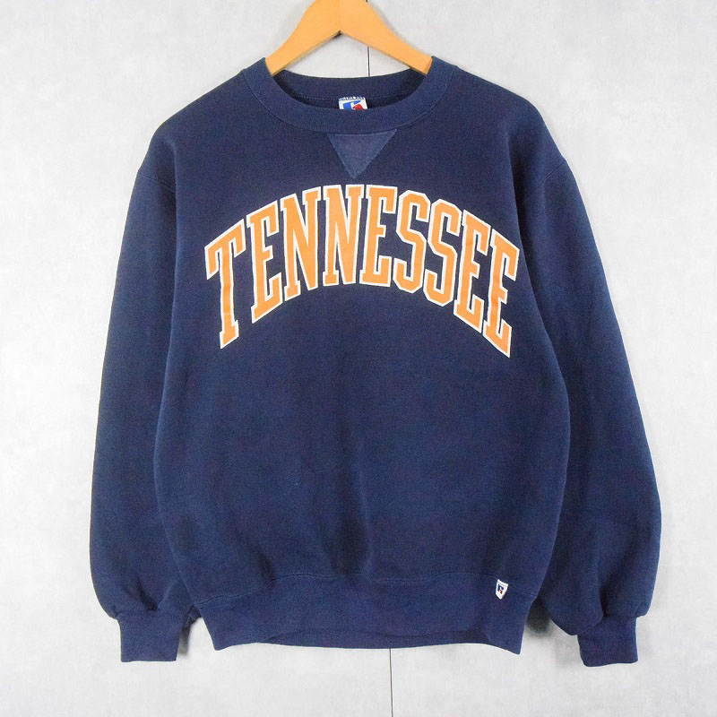 90's USA製 前Vガゼット Russell ATHLETIC カレッジスウェット AUB - トップス