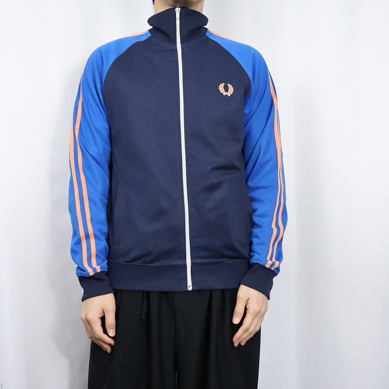 FRED PERRY(フレッドペリー) トラックジャケット ネイビー サイズ 10｜【公式】カインドオルオンライン  ブランド古着・中古通販【kindal】