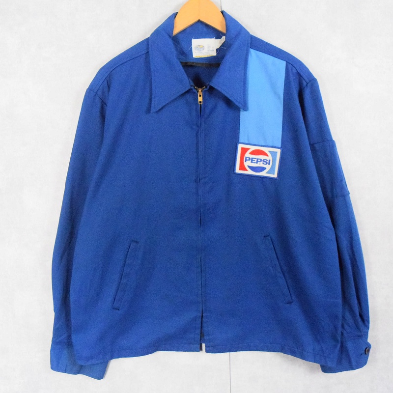 70s 70年代 アメリカ製 ペプシ コーラ 青 ブルー| ビンテージ