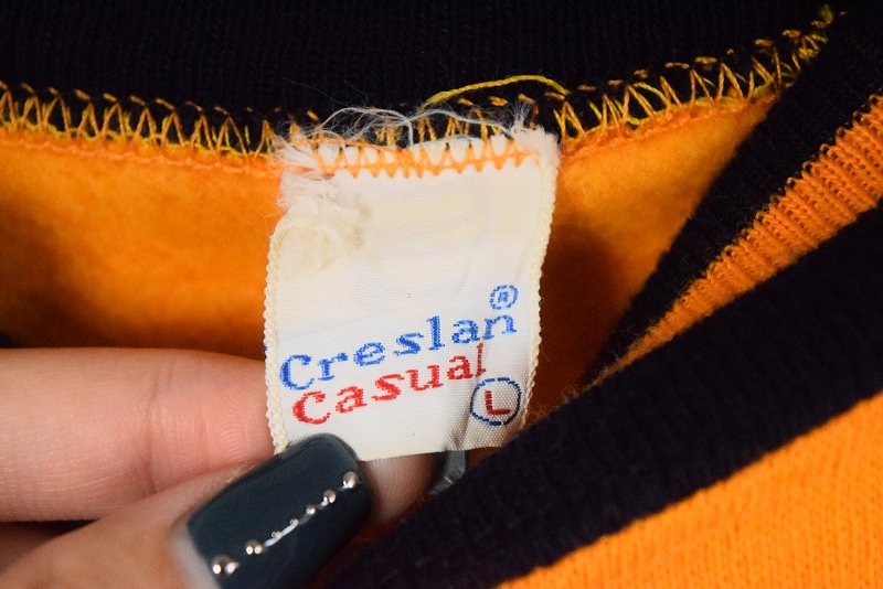 70s Sportwear 半袖 スウェット vintage ボーダー リブ長