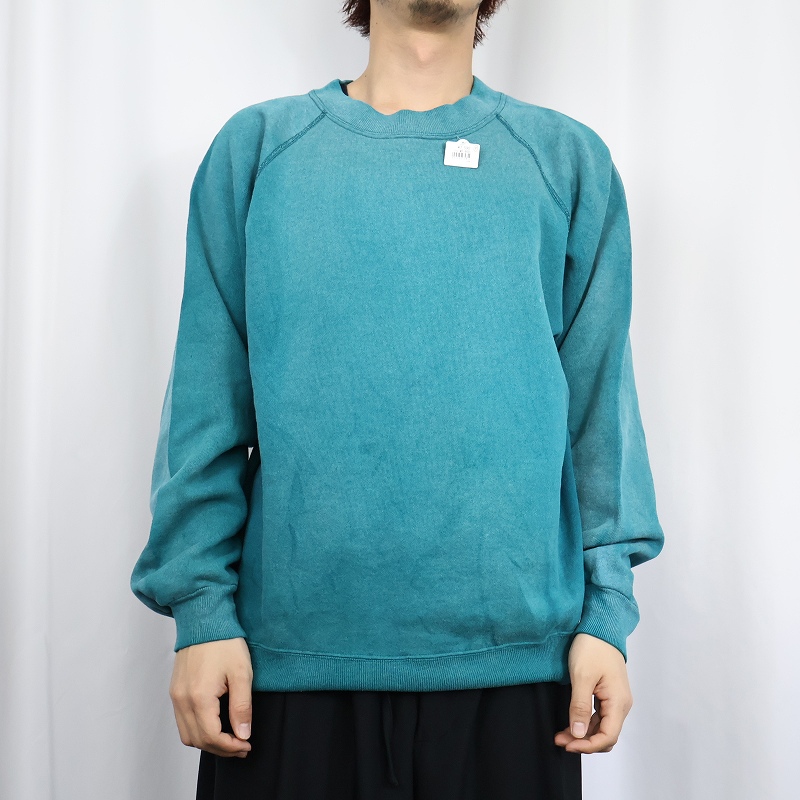 Hanes - Hanes 80s ビンテージ古着 ラグランスウェット USA製 赤