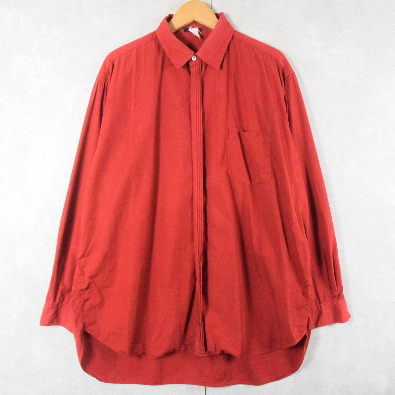Y's for men 23AW レッドシルクシャツ | HUES 福岡セレクトショップ