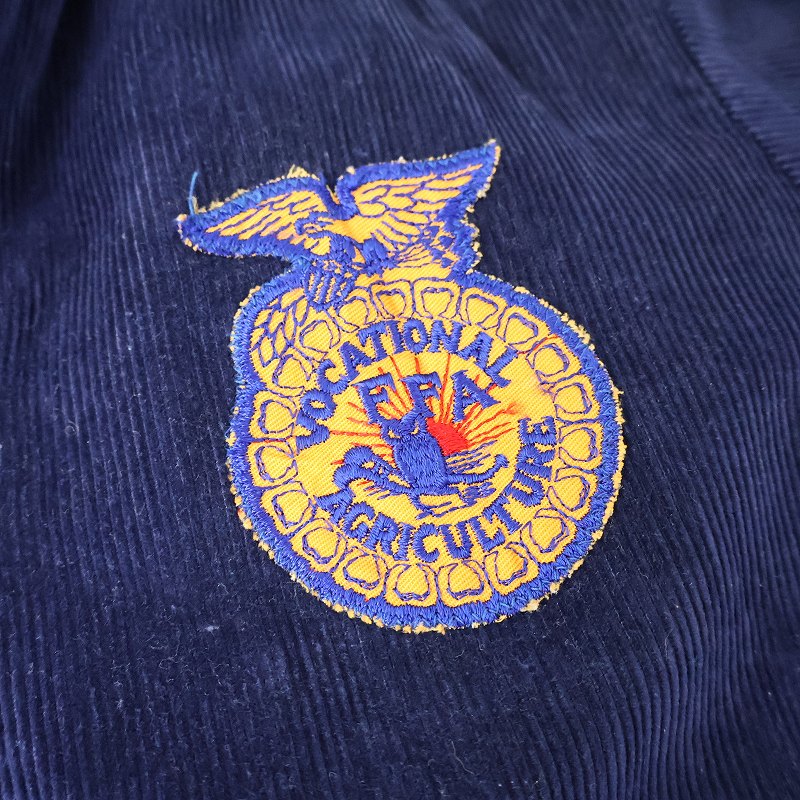 80年代 80s ネイビー 紺 刺繍 ファーマーズジャケット ワーク 80年代 80s ネイビー 紺 刺繍 ファーマーズジャケット ワーク