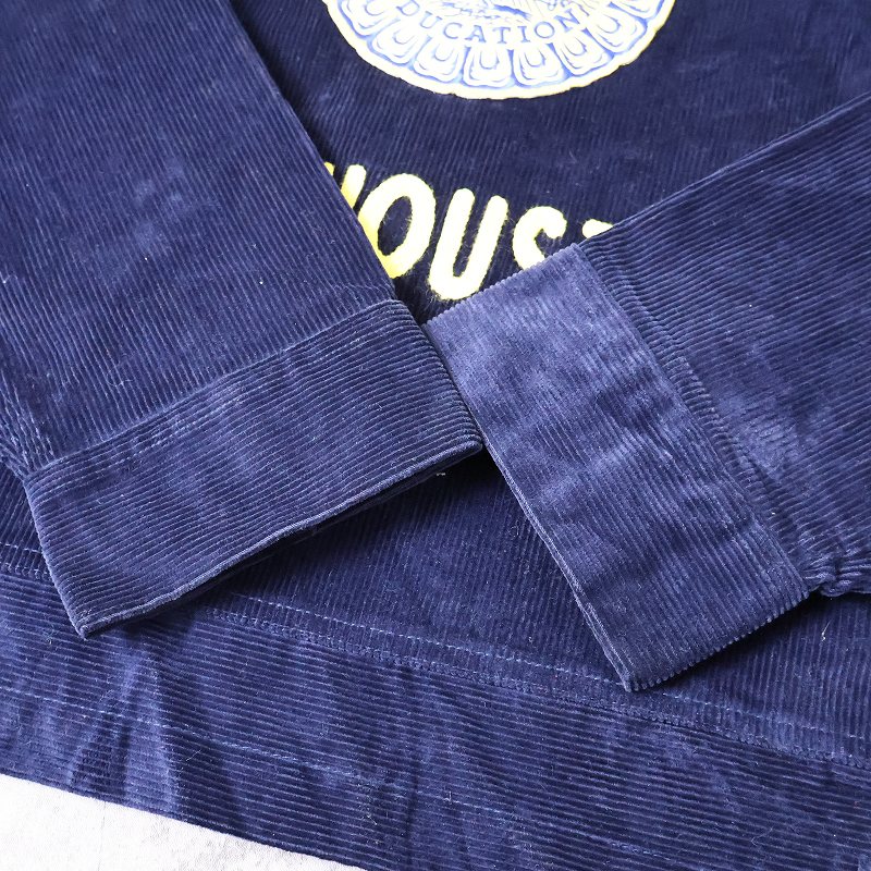 ネイビー 紺 刺繍 ファーマーズジャケット ワークジャケット