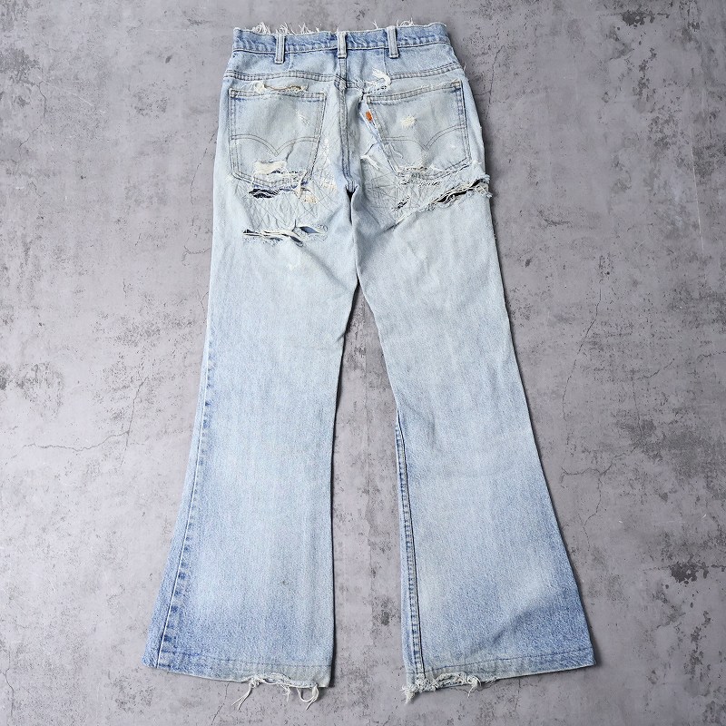 世界の 80年代 フレアデニムパンツ ジーンズ リーバイス 80s パンツ