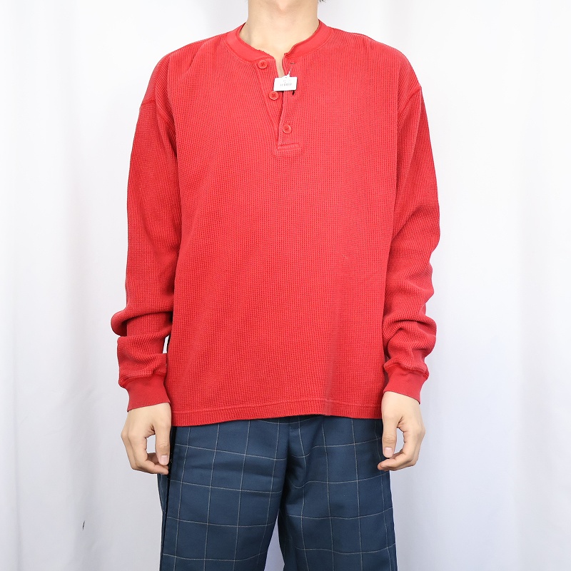 【ふるさと割】 90s 90年代 オルールドギャップ OLD GAP 赤 レッド 長袖Tシャツ ジャケット・アウター