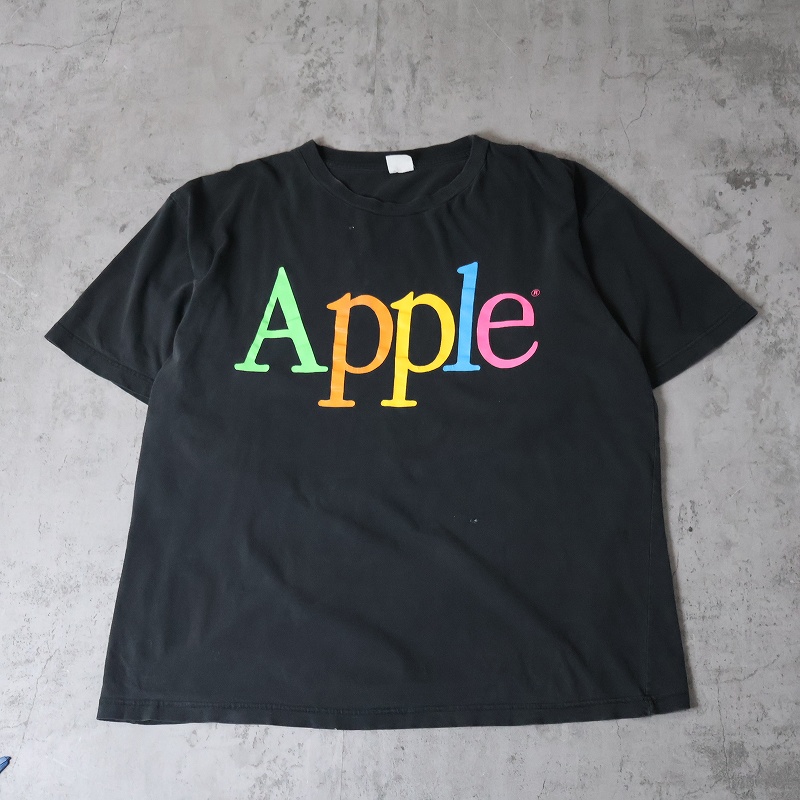 80年代 80s カナダ製 ブラック 黒 アップル 企業 テック IT
