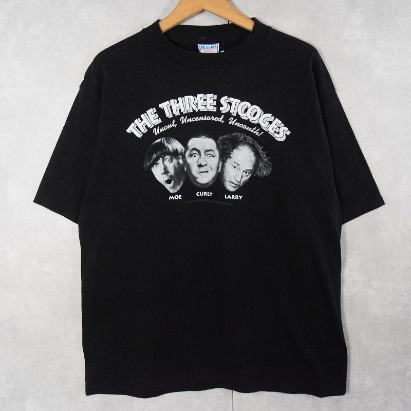 90年代 90s アメリカ製 3バカ大将 ブラック 黒 │ヴィテージ古着 90年代 90s アメリカ製 3バカ大将 ブラック 黒 │ヴィテージ古着