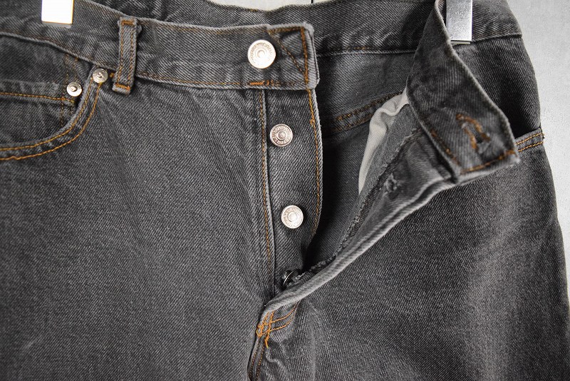 古着 POLO JEANS Ralph Lauren 5ポケット ブラック デニム