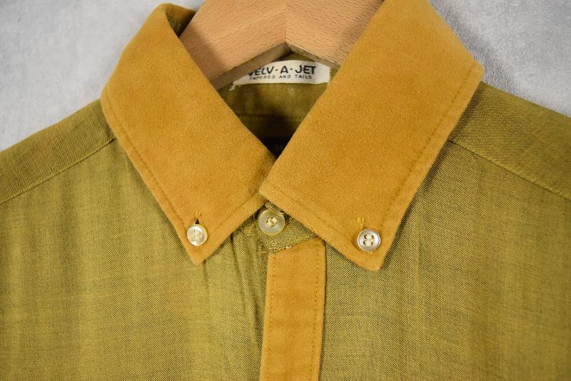 ビンテージ60's○SEARSストライプボタンダウンシャツsize L