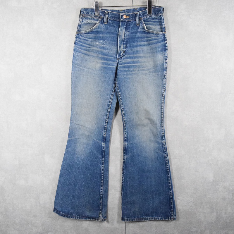 割引購入 70s 70年代 ラングラー アメリカ製 ベルボトム ブーツカット パンツ