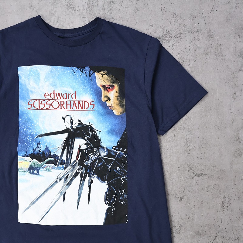 シザーハンズ Tシャツ ティム・バートン ブラック ムービーT L