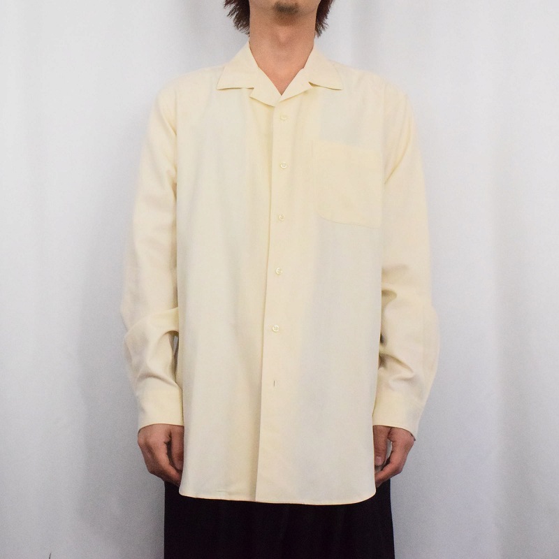 90s Ralph Lauren silk×cotton shirt 