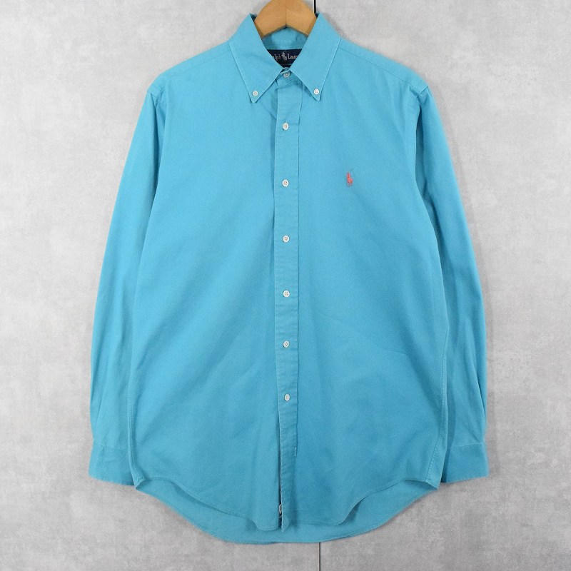 商品画像：Ralph Lauren - 【90s】ラルフローレン／BDシャツ 刺繍ロゴ 2