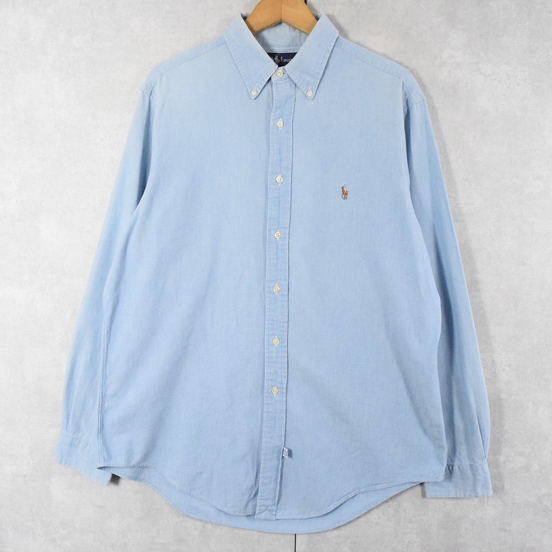 ポロラルフローレン POLO 長袖 水色 青 ライトブルー