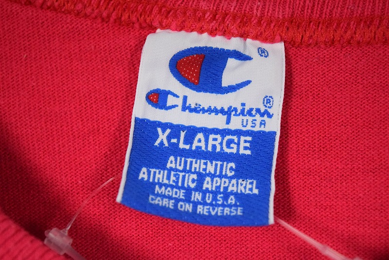 90s 90年代 チャンピオン アメリカ製 ピンク 半袖 │ヴィテージ