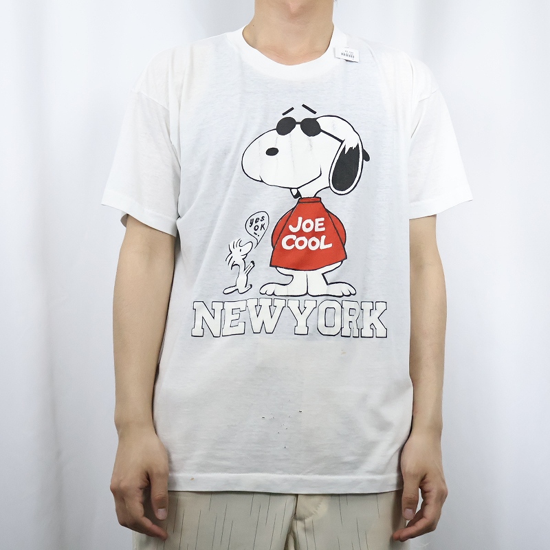USA90sピーナッツスヌーピーヴィンテージTシャツシングル
