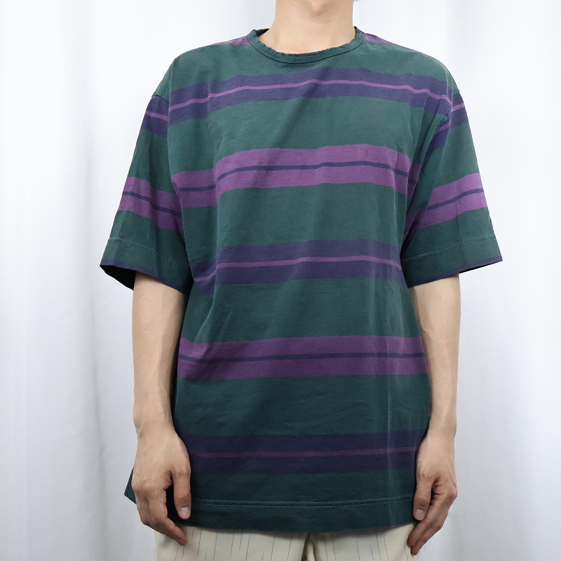 90's OLD GAP マルチボーダーTシャツ 