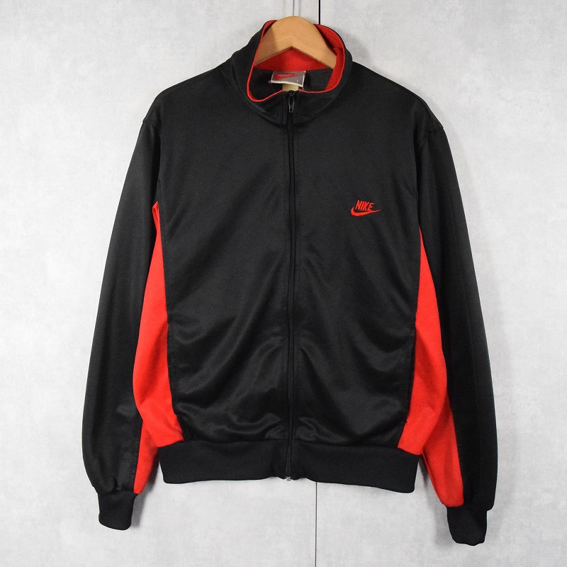 90's NIKE ナイキ 白タグ トラックジャケット ジャージ L 白黒