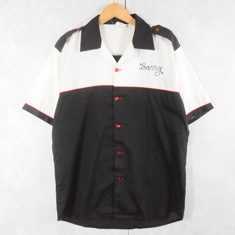 商品画像：70'S King Louie back print and embroidery bowling shirt 1