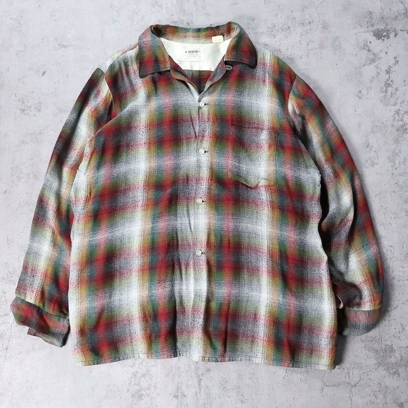 口コミ サイト 商品 50s アロー 50年代 シャドーチェック オンブレ 60年代 60s トップス