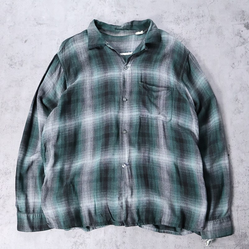 Truval 50s 60s 開襟 オープンカラー ヴィンテージ ボックス