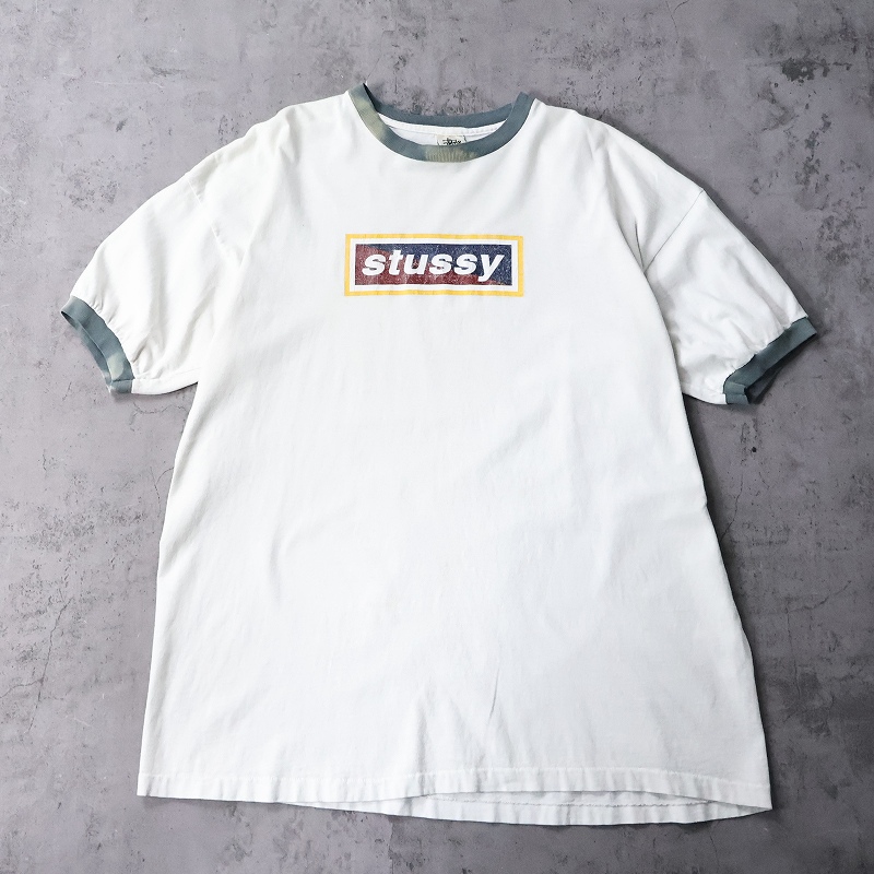 90s 90年代 ステューシー アメリカ製 白タグ ストリート