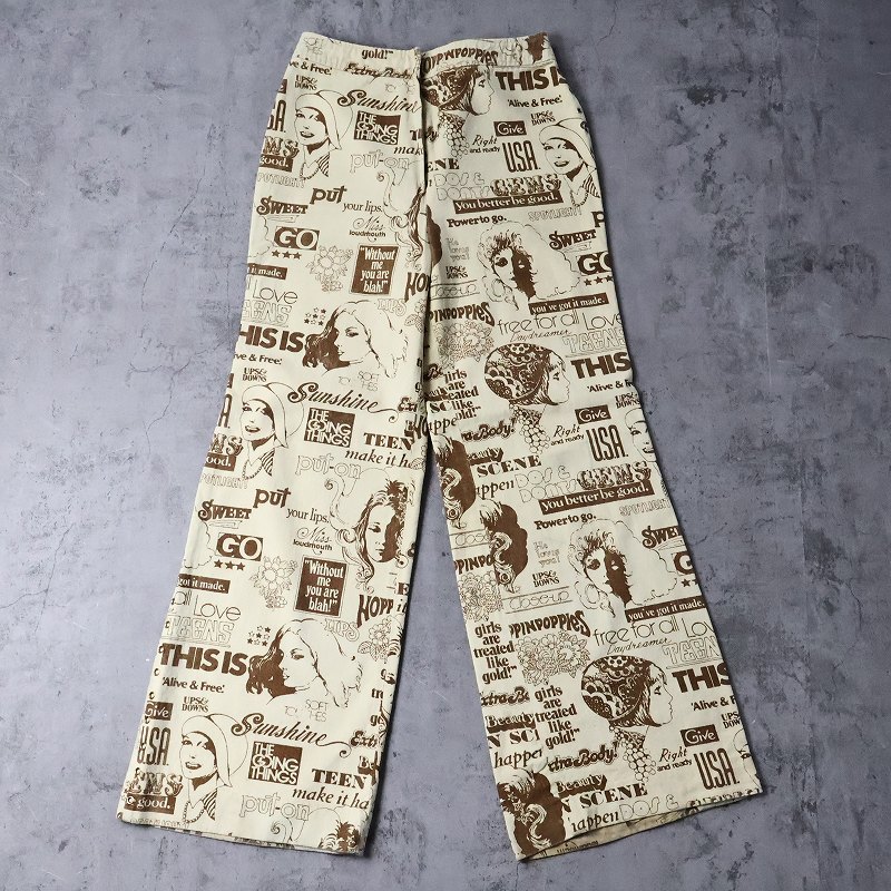 1970's Flare Slacks W30 USA製 70年代 フレアスラックス フレア