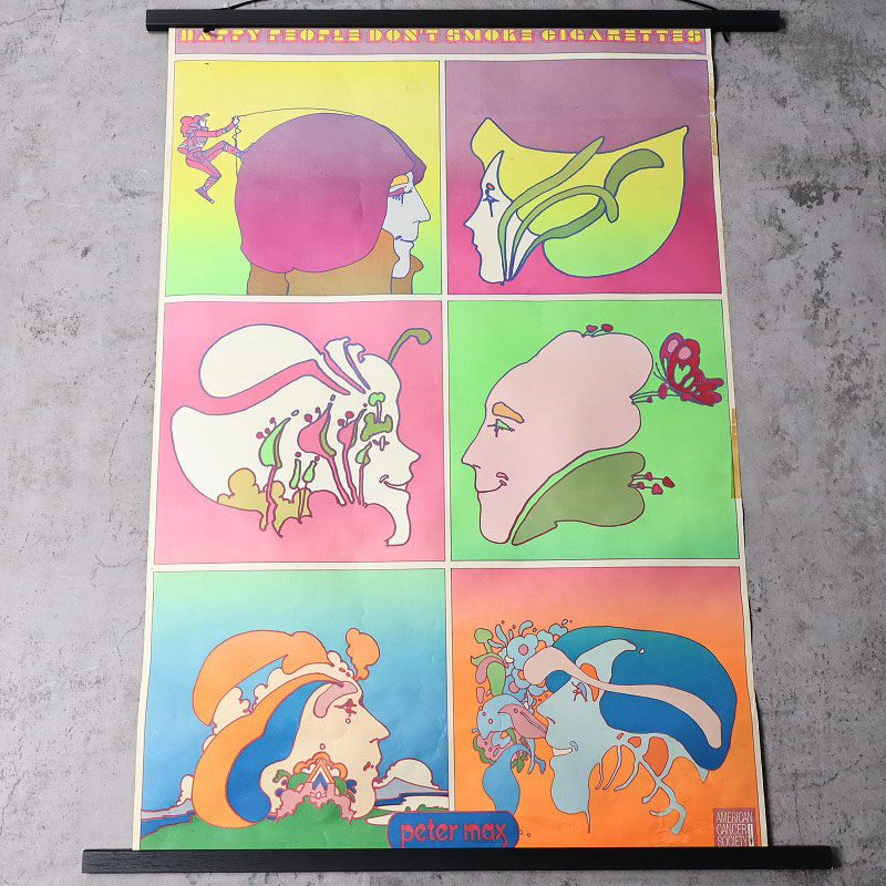 60年代 60s ピーターマックス ポップアート インテリア