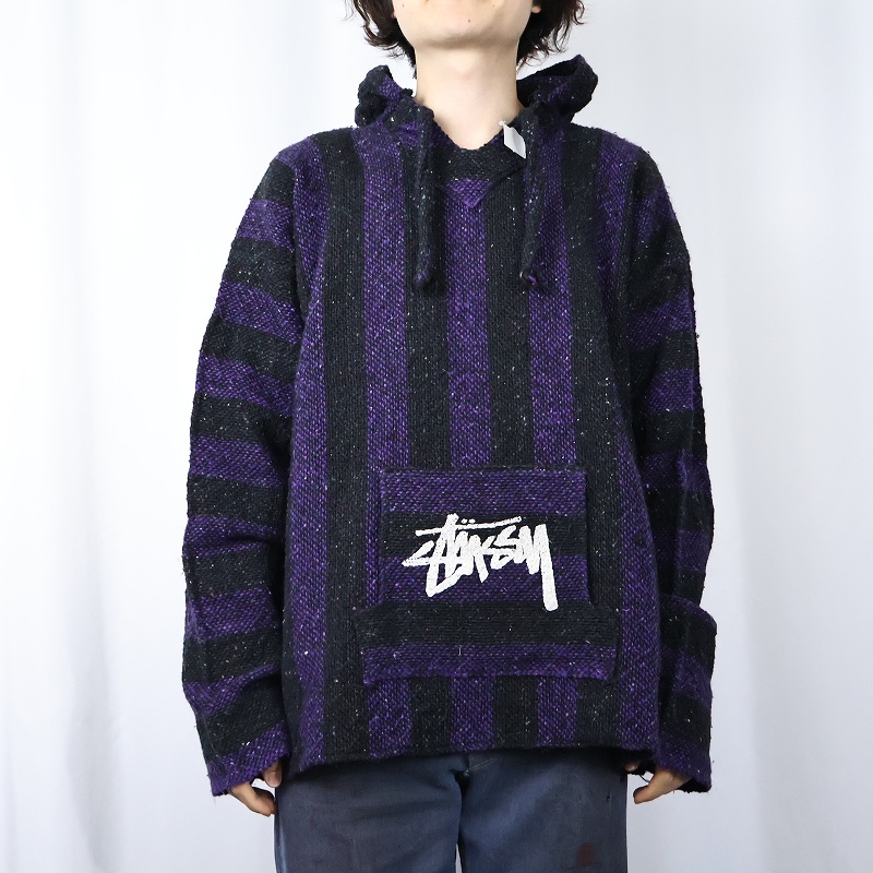 90年代 90s メキパ 紫 ステューシー プルオーバージャケット