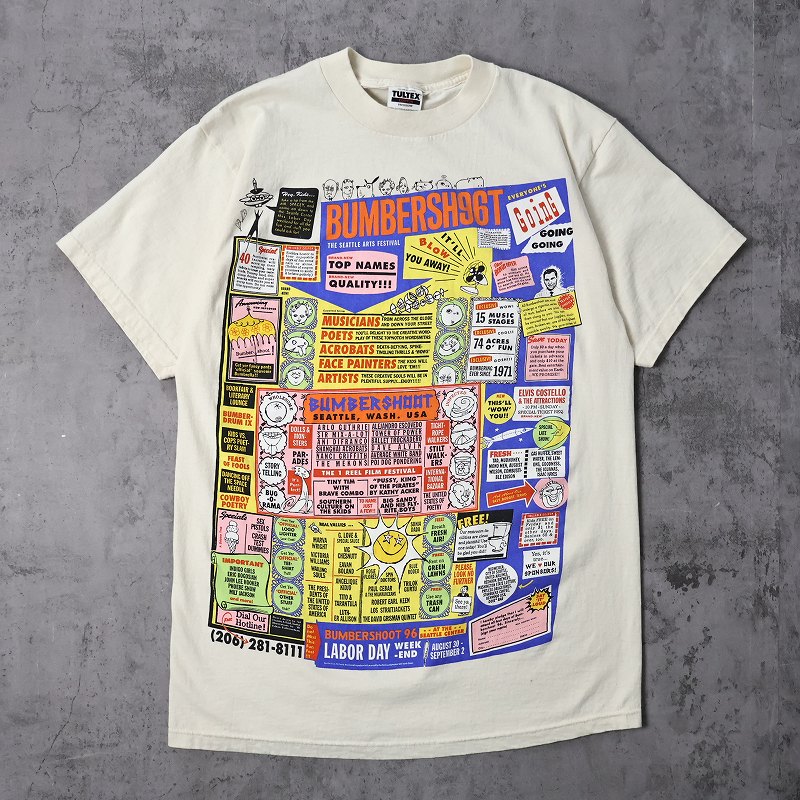 90年代 90s バンバーシュート 半袖Tシャツ 音楽 │ヴィテージ