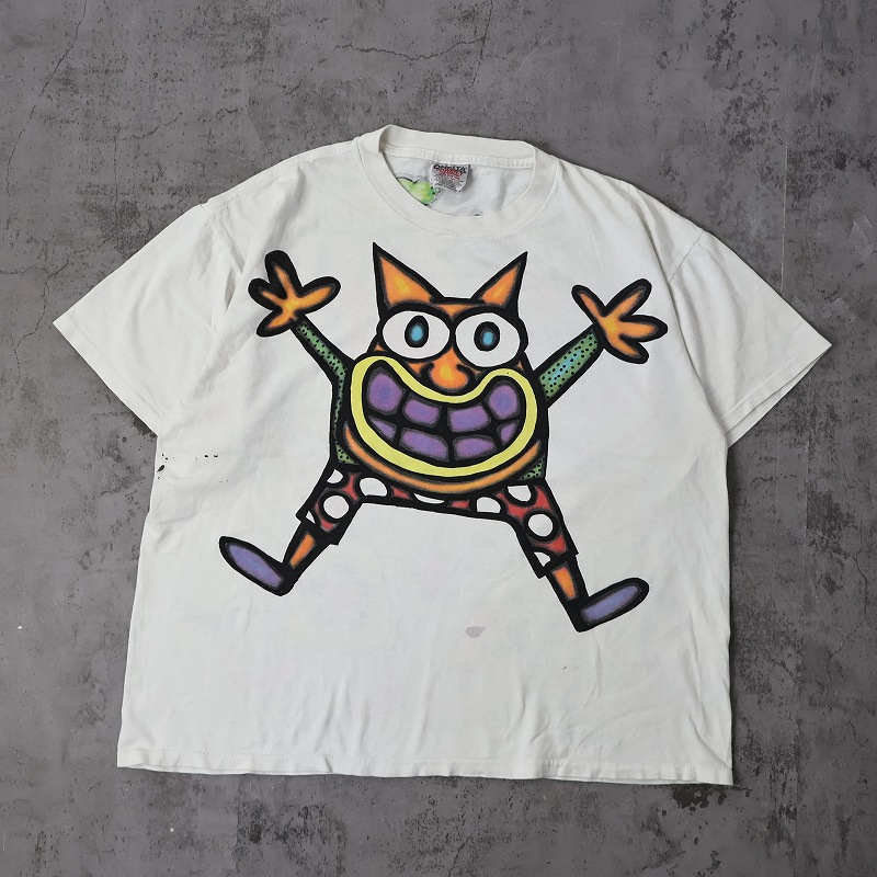 Vintage Gary Hirsch Airbrush T Shirt 90s Size 2xL Liquid