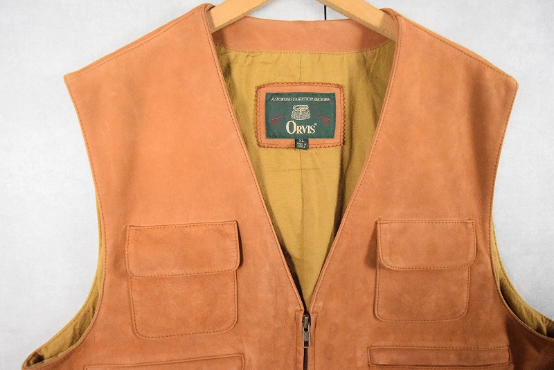 早割チケット 90s レザーベスト│ヴィテージ古着屋 ベージュ オービス 90年代 その他