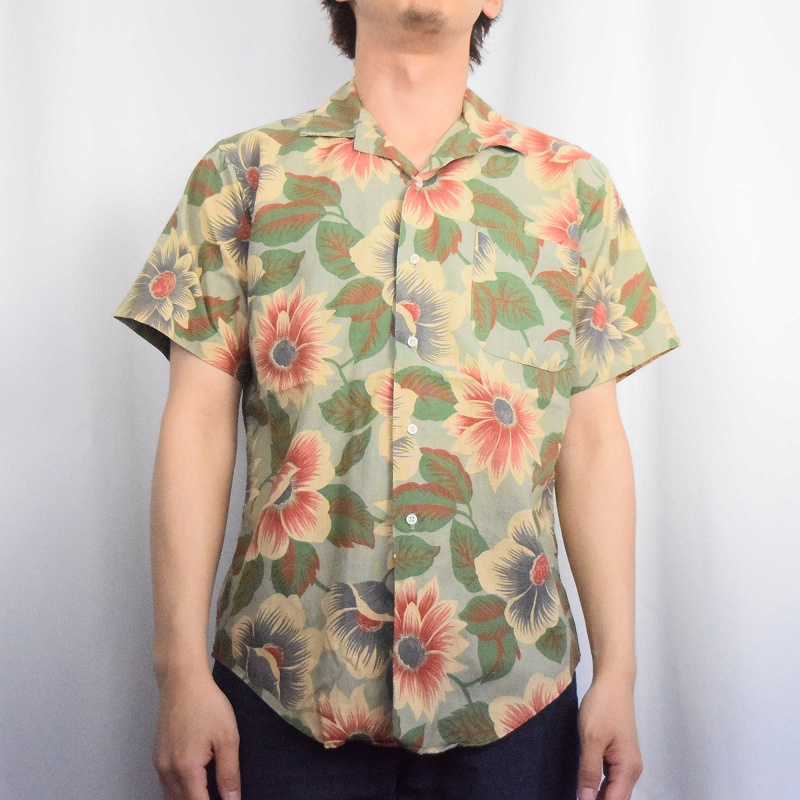激安/新作 90s 90年代 アメリカ製 ラルフローレン 半袖シャツ オープン トップス