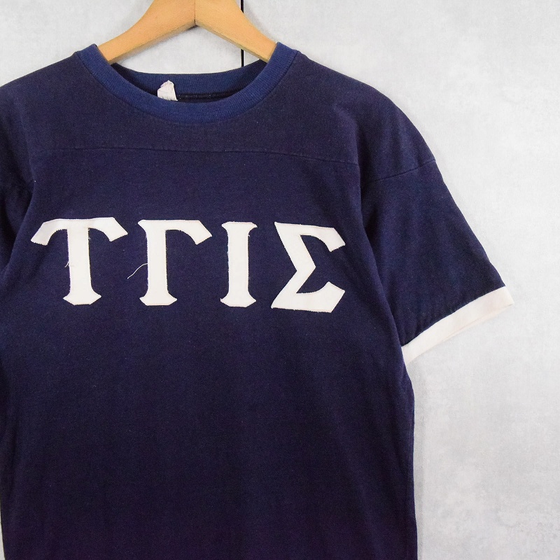 最新の激安 60s RN18805 ナス紺 サンフェード tシャツ シングルステッチ トップス