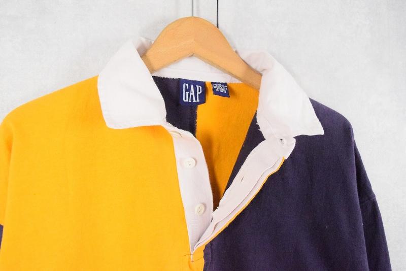 最先端 90s 90年代 OLD 長袖 ポロシャツ オールドギャップ GAP トップス